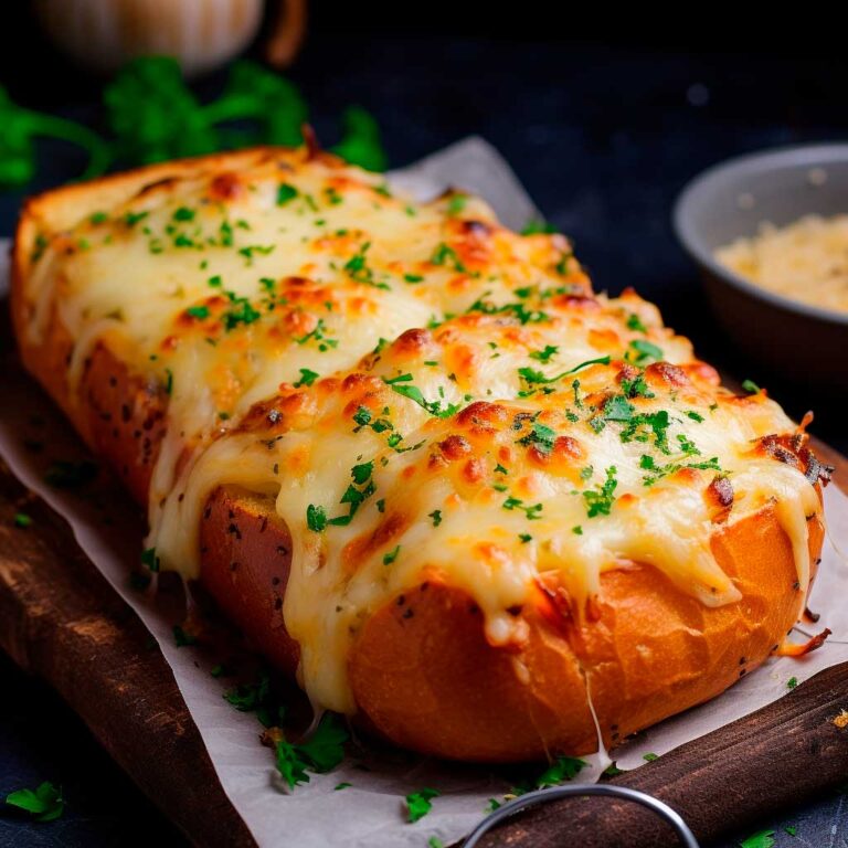 Pão de Alho Recheado com Queijo