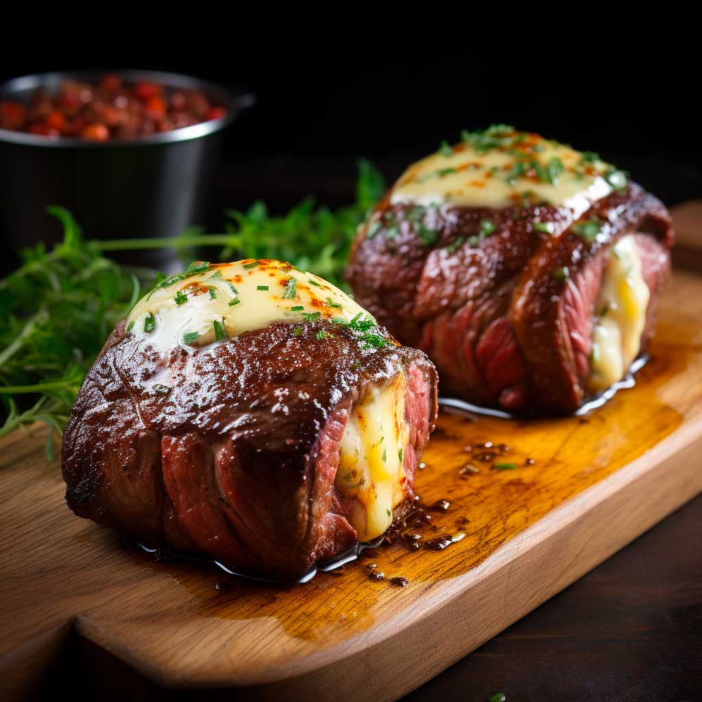 Picanha Recheada com Queijo Coalho