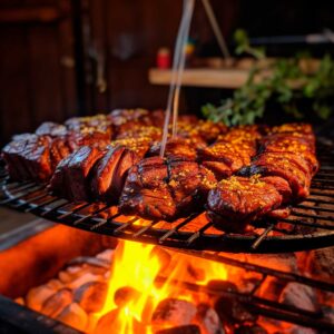 picanha tradicional na churrasqueira