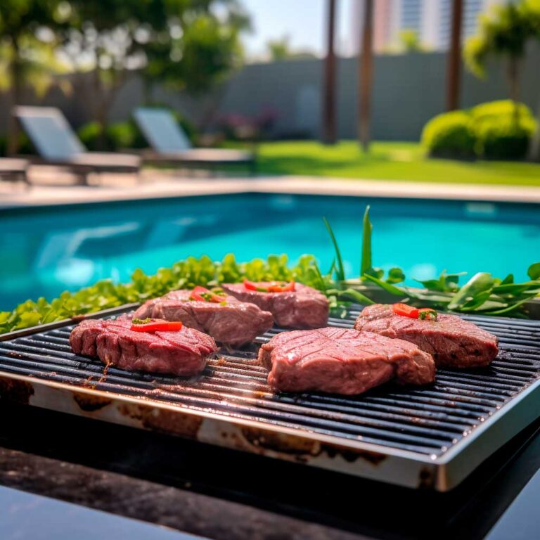 Picanha na churrasqueira