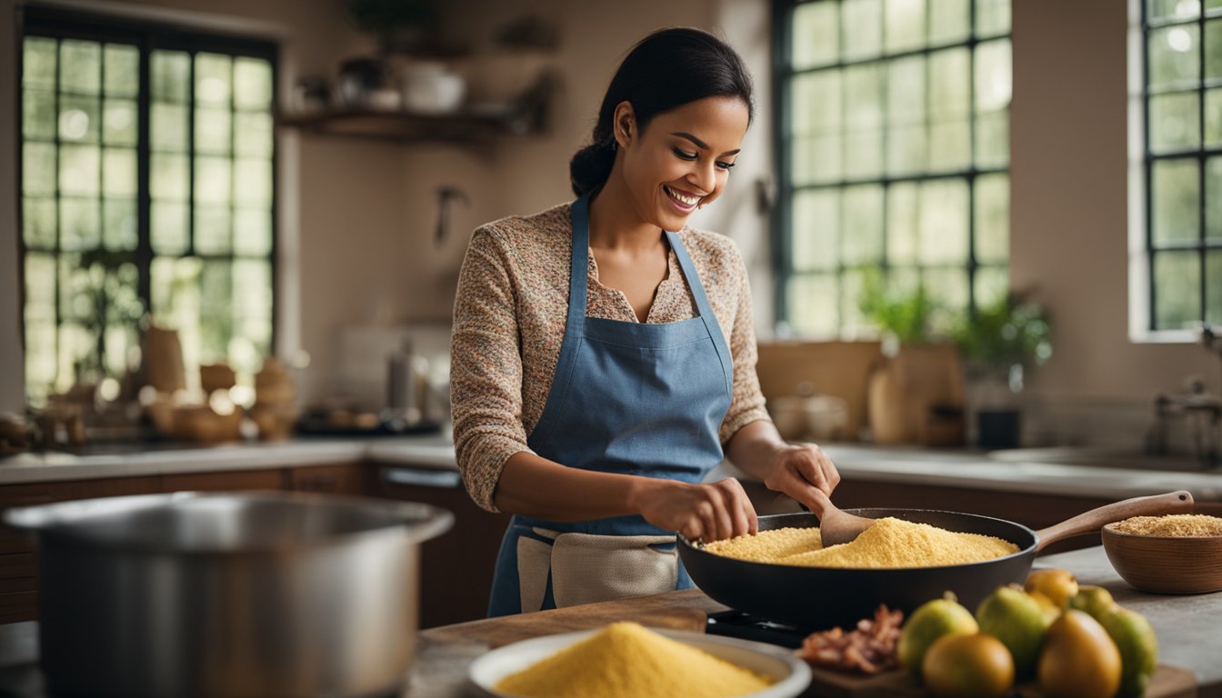 Receita de Farofa Simples