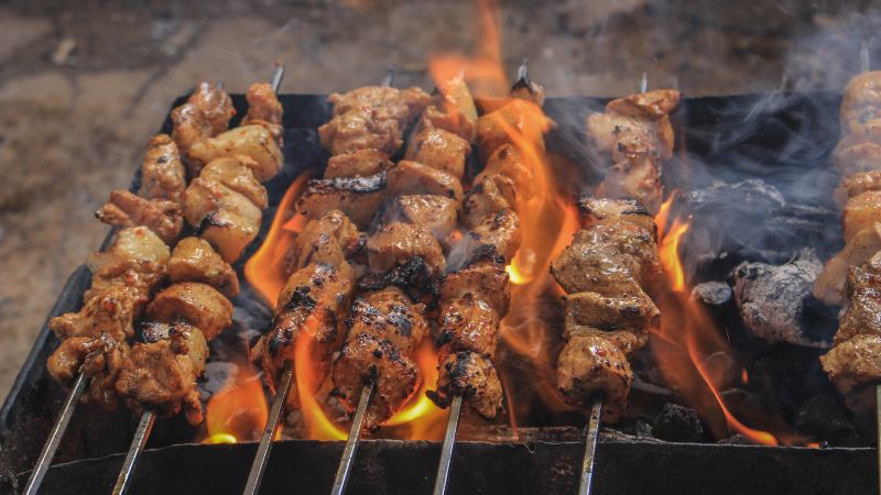 Espetinho de Carne churrasco Espetinho de Carne