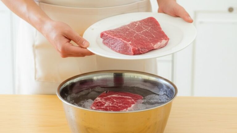 como descongelar carne rápido