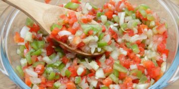 Vinagrete simples para churrasco