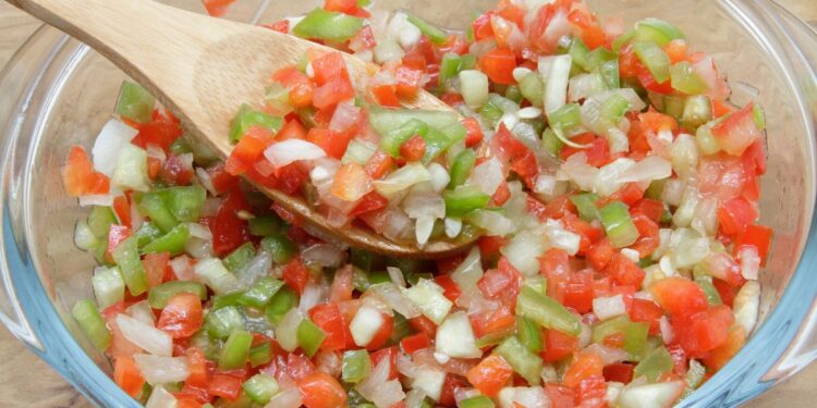 Vinagrete simples para churrasco