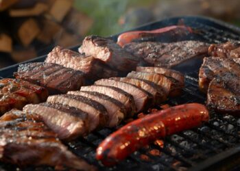 Melhores carnes para churrasco assando na brasa
