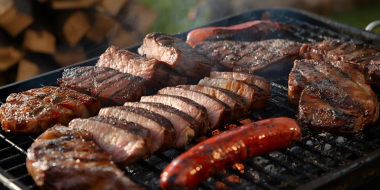 Melhores carnes para churrasco assando na brasa