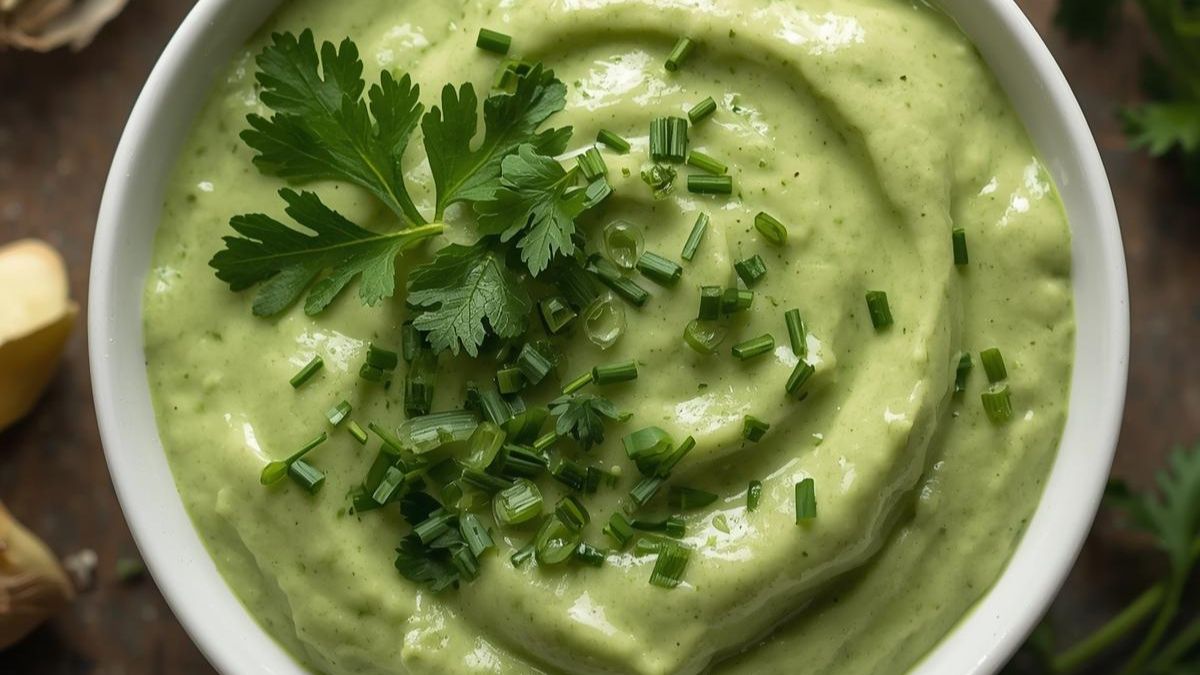 Maionese Verde (com cheiro-verde e alho)