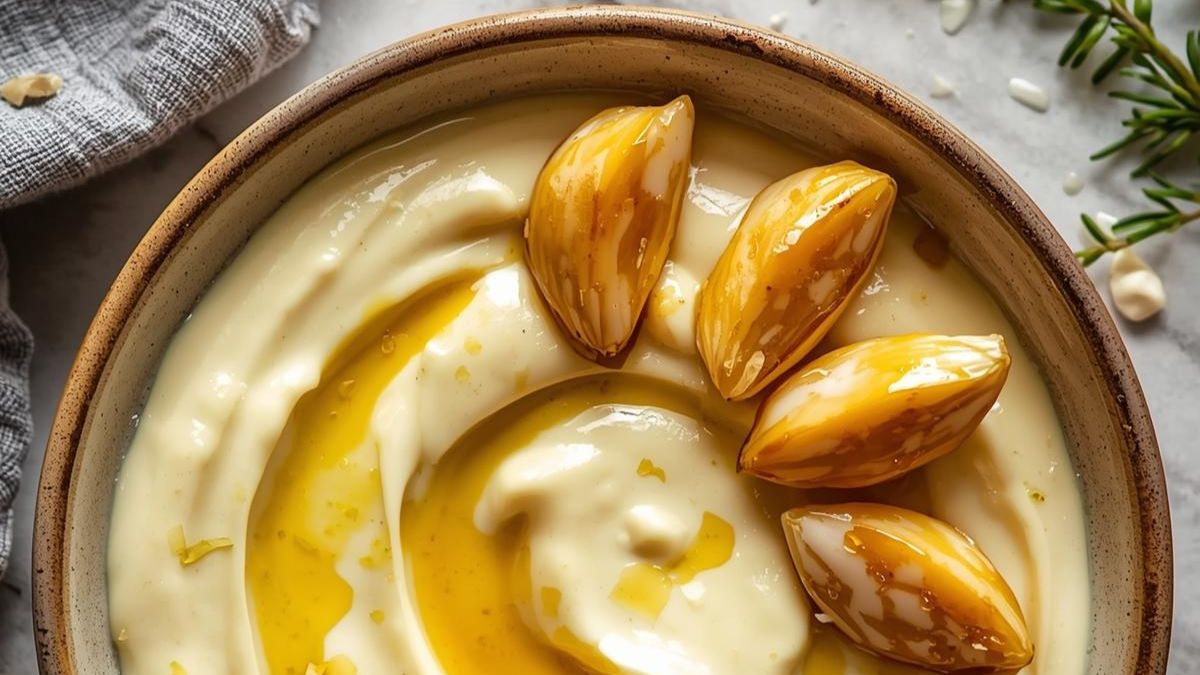 Maionese de Alho Assado com Mostarda e Mel