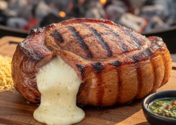 Picanha Invertida Recheada com Queijo Coalho