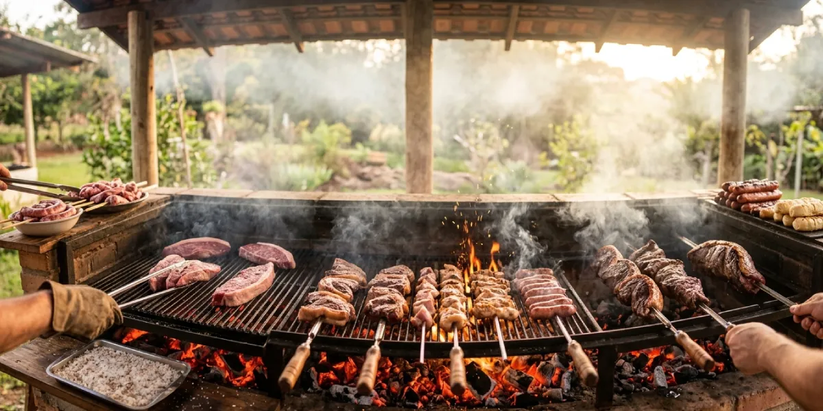 passo a passo do churrasco na brasa